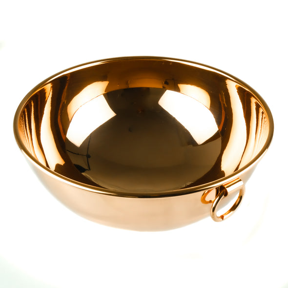 copper mayonnaise mixing bowl