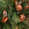 Christmas tree ornaments copper