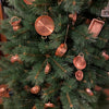copper Christmas tree ornaments