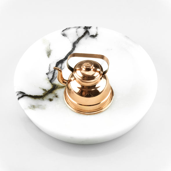Miniature copper teapot croco studios Milano