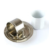 Italian espresso cup set with plate