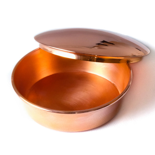 rustic copper jewelry box with lid croco studios milano