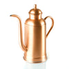 copper oil dispenser with curved spout