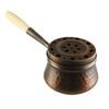 antique finish copper incense holder