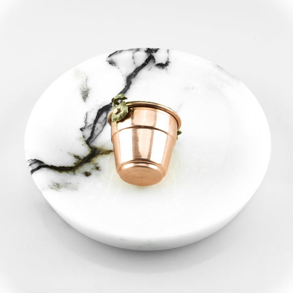 tiny copper soy candle