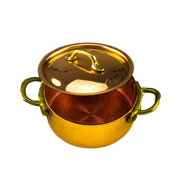 Miniature Copper Pot with lid