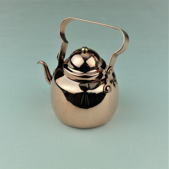 Miniature copper teapot Croco Studios